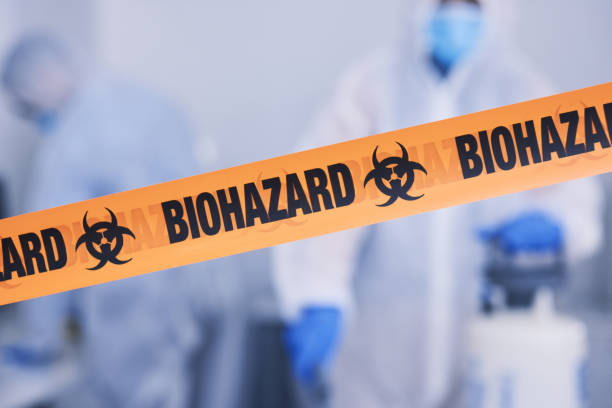 Professional Biohazard Cleanup technician working in Stanford, CA